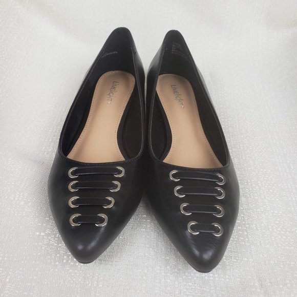 Limelight Ainsley Black Flats - Picture 2 of 5